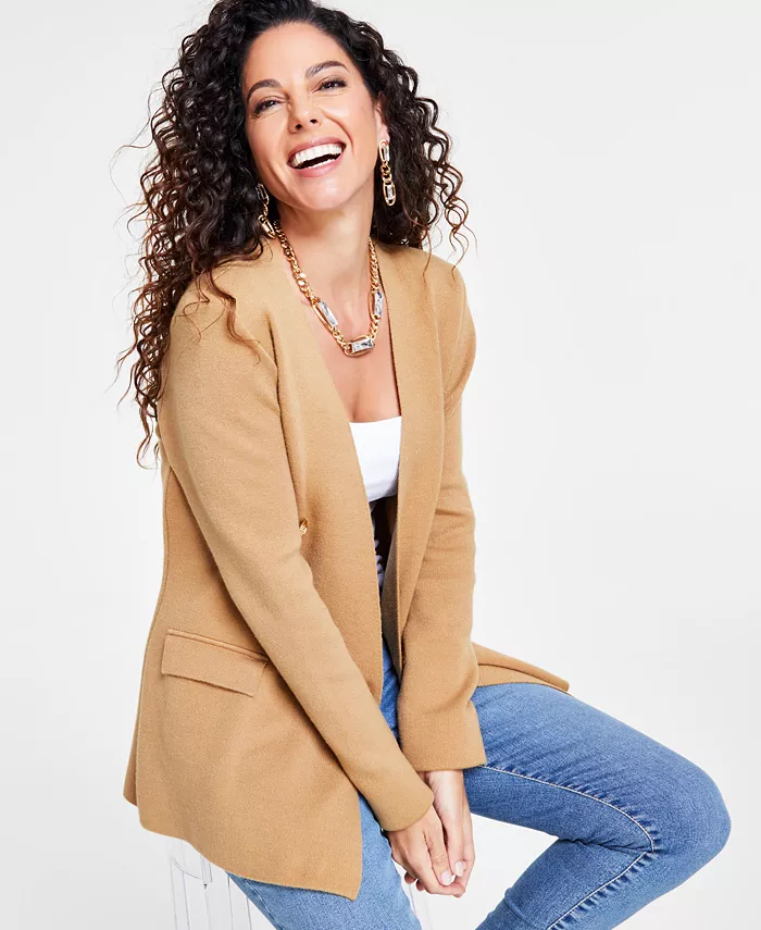 Women's Sweater Blazer - thumbnail 4
