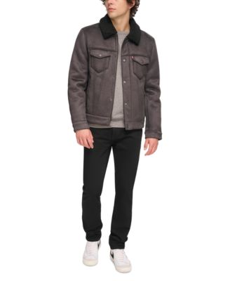 Levi's faux shearling jacket best sale