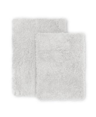 Ultra Soft Non Slip Shaggy 2 Piece Bath Rug Set, Small 17x24 & Medium 20x32