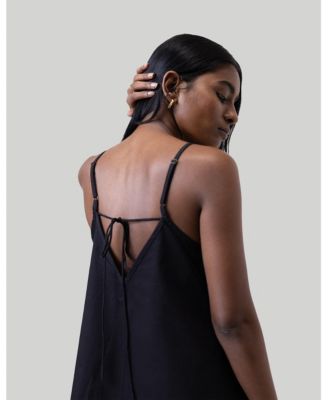 Women's Short Tent Dress with back tie