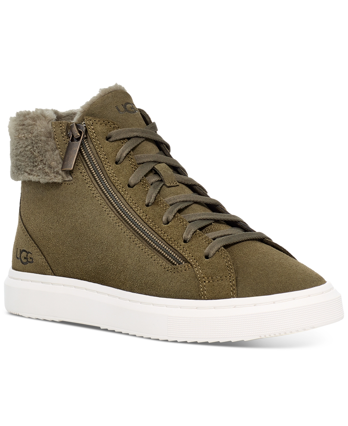 Ugg olive lace up sneakers on sale