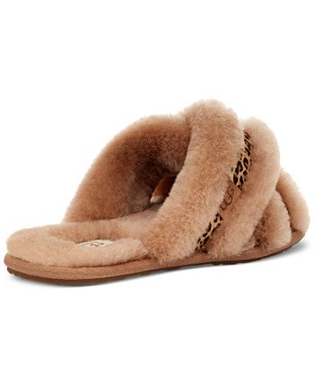 Ugg Australia Scuffita Speckles Shearling-Lined Slippers - Brown