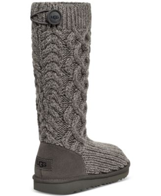 Kids Classic Cardi Cable Knit Boots
