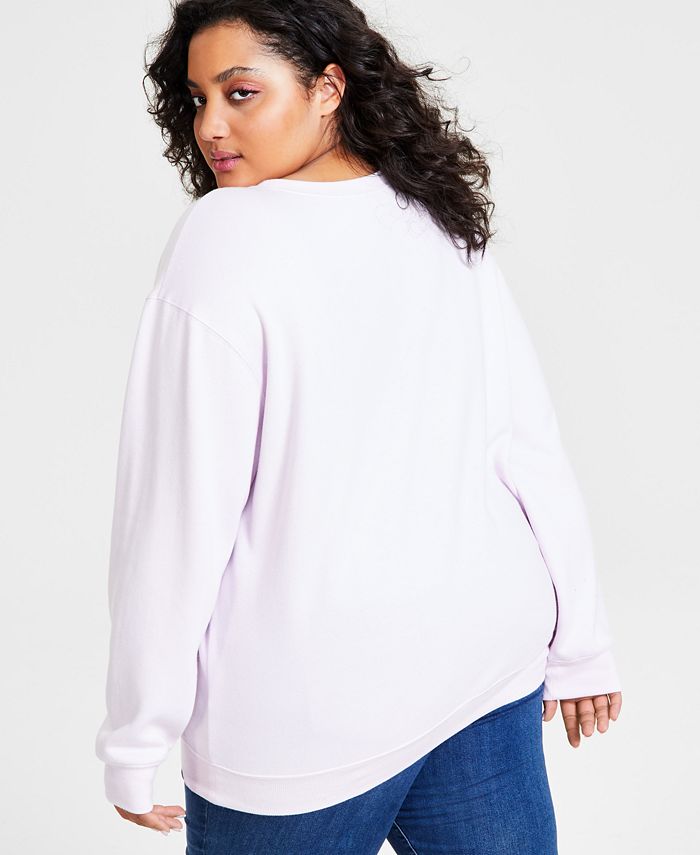 Disney Trendy Plus Size Laughing Minnie Crewneck Sweatshirt - Macy's