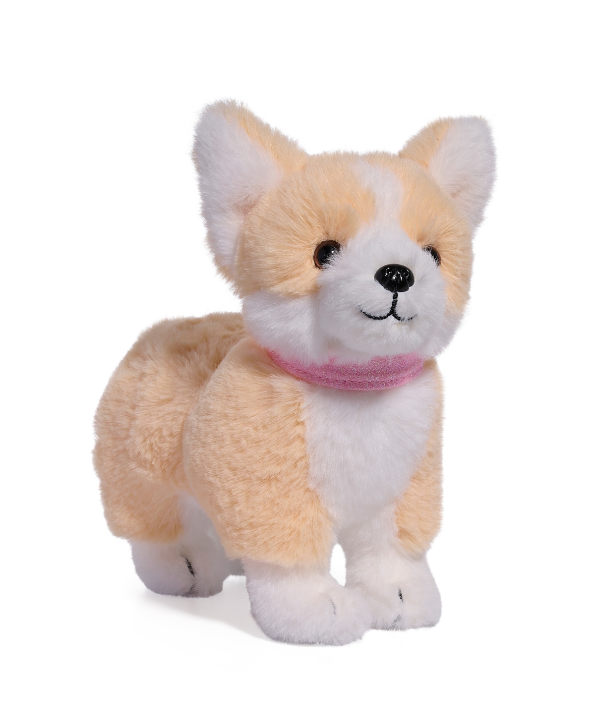 Geoffrey's Toy Box Kids' 6" Fancy Pets Plush Corgi Puppy, Created For Macys In Pastel Brown