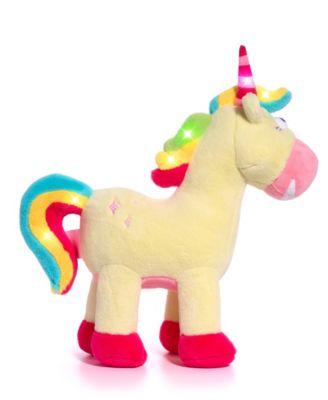 14" Glow Brights Toy Plush LED with Sound Unicorn, Created for Macys