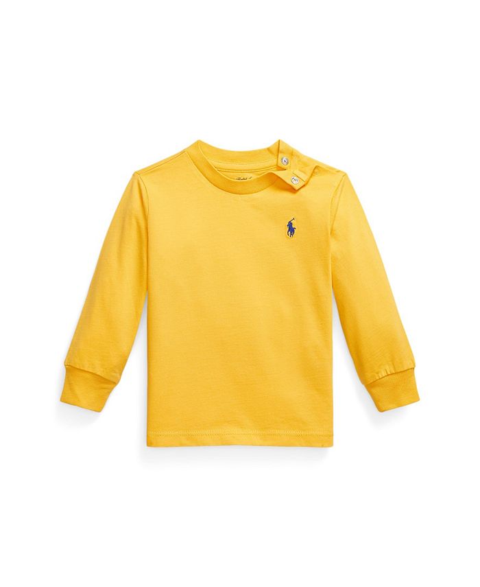 Baby boy long 2024 sleeve ralph lauren