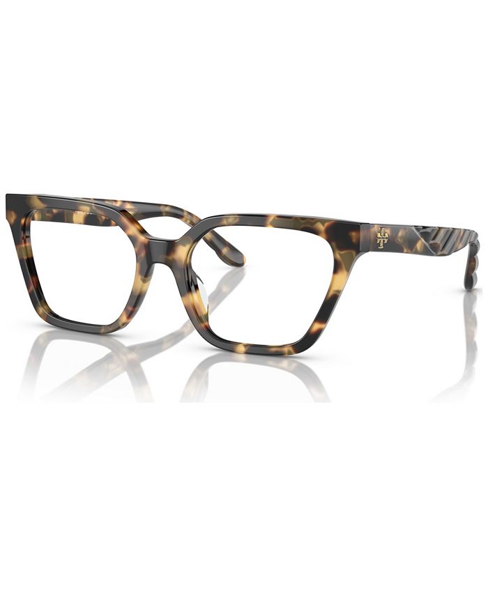 Deep Tortoise Hipster Low Bridge Fit Cat-Eye Full-Rim Eyeglasses