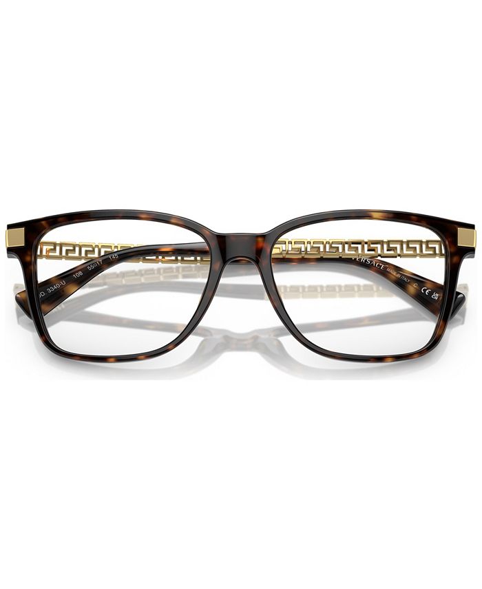 Versace Men's Eyeglasses, VE3340U 55 Macy's