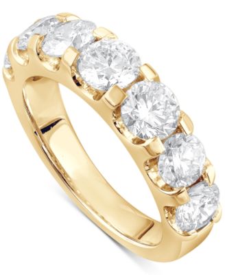 Badgley Mischka Certified Lab Grown Diamond Band 3 ct tw in 14k Gold - Yellow Gold 5000$