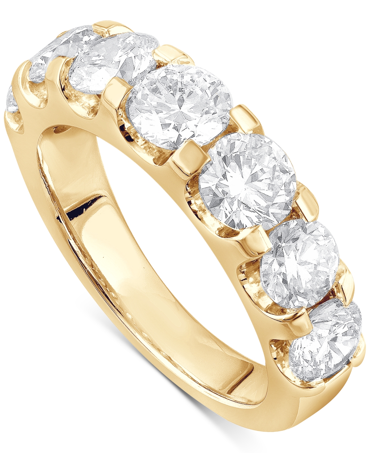 Badgley Mischka Certified Lab Grown Diamond Band (3 Ct. T.w.) In 14k Gold In Yellow Gold