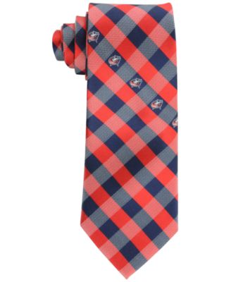 Eagles Wings - Columbus Blue Jackets Checked Tie
