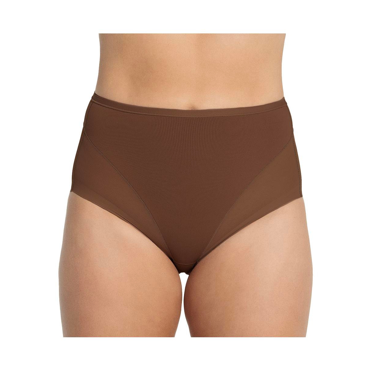 Women's Truly Undetectable Comfy Shaper Panty - Dark Brown