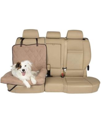 Happy Ride Dog Bed For Cars and Trucks, Machine Washable, Tan
