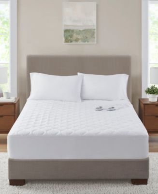 Serta Microfiber Heated Mattress Pad Collection - Macy's