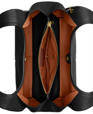 Lana Polished Pebble Leather Shoulder Bag