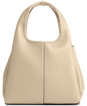 COACH Polished Pebble Leather Lana Gold Tone Shoulder Bag 23