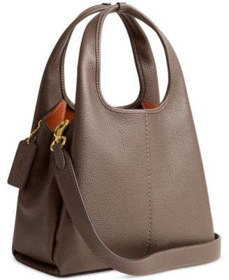 Lana Small Pebble Leather Shoulder Bag 23