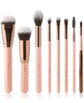 LUXIE - 8-Pc. Rose Gold Complete Face Brush Set