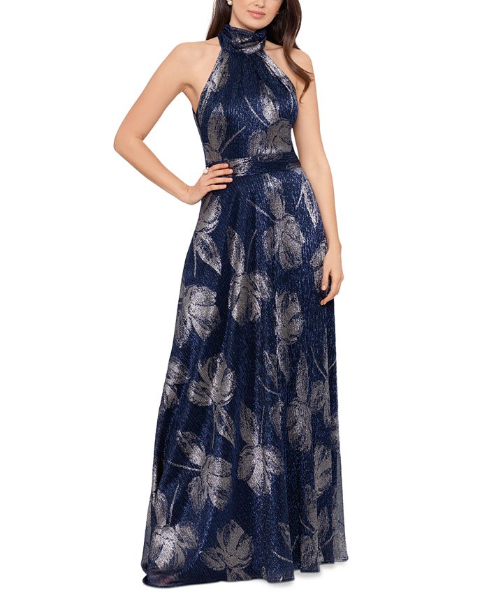 Betsy and adam sleeveless floral dress sales