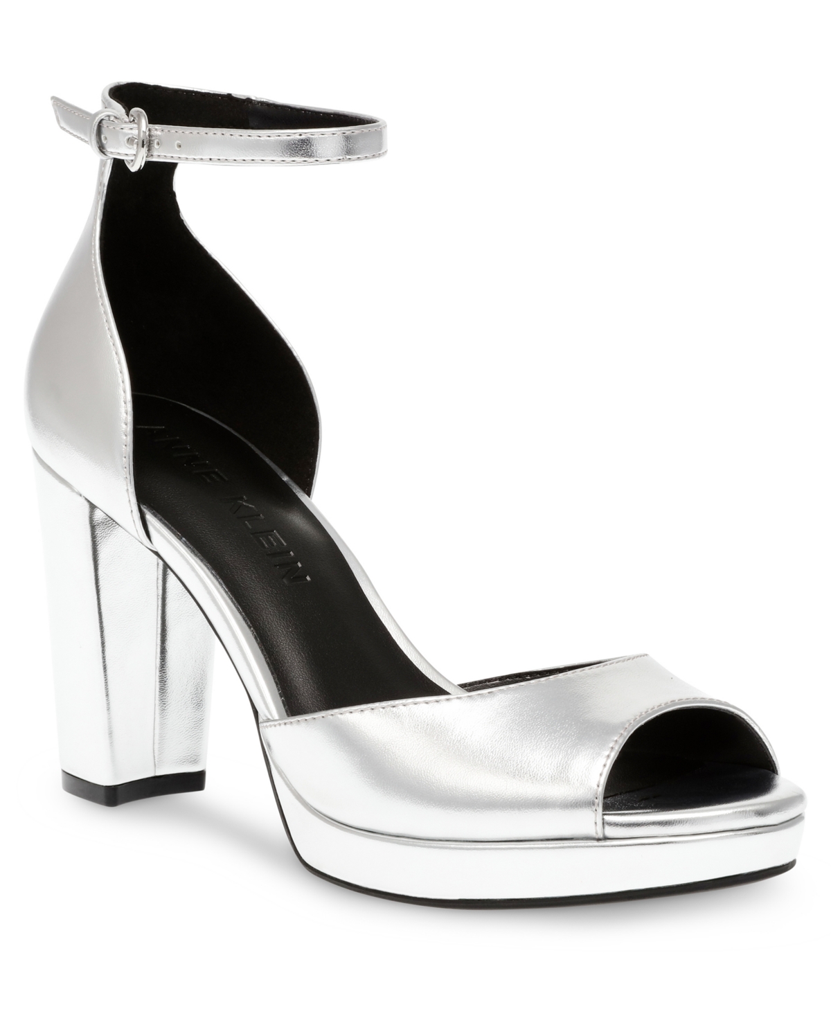 Anne Klein Women's Vista Platform Dress Sandals In Silver