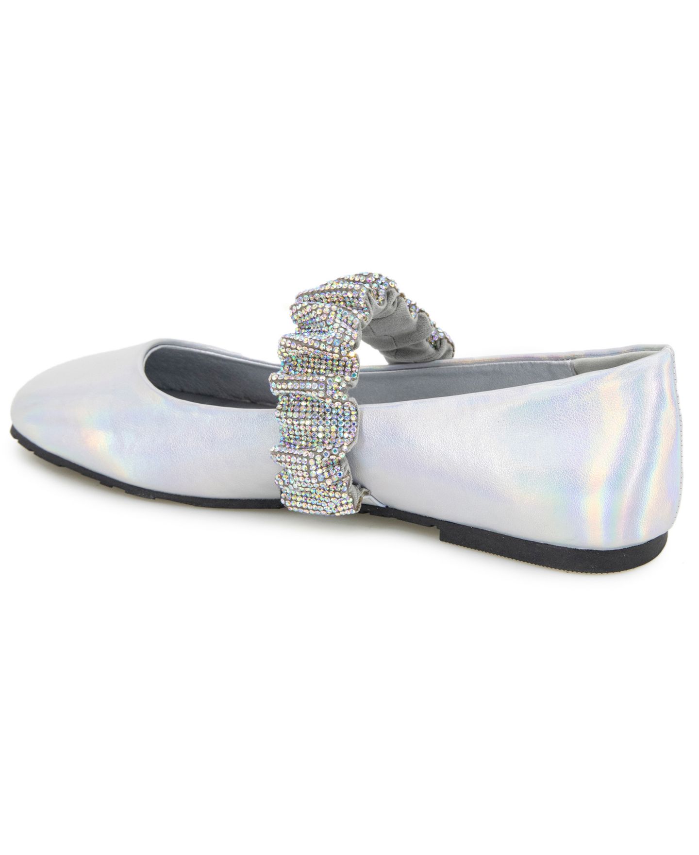Женские балетки Kenneth Cole Reaction Elina Jewel Ballet Flats, цвет: Серебряный — фото 6