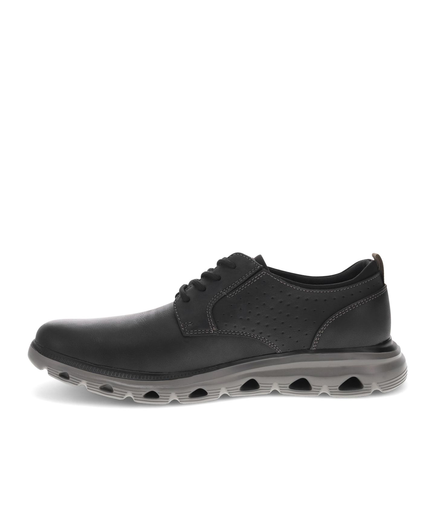 Обувь Dockers Men's Finley Comfort Oxfords, цвет: Чёрный / Серый — фото 4
