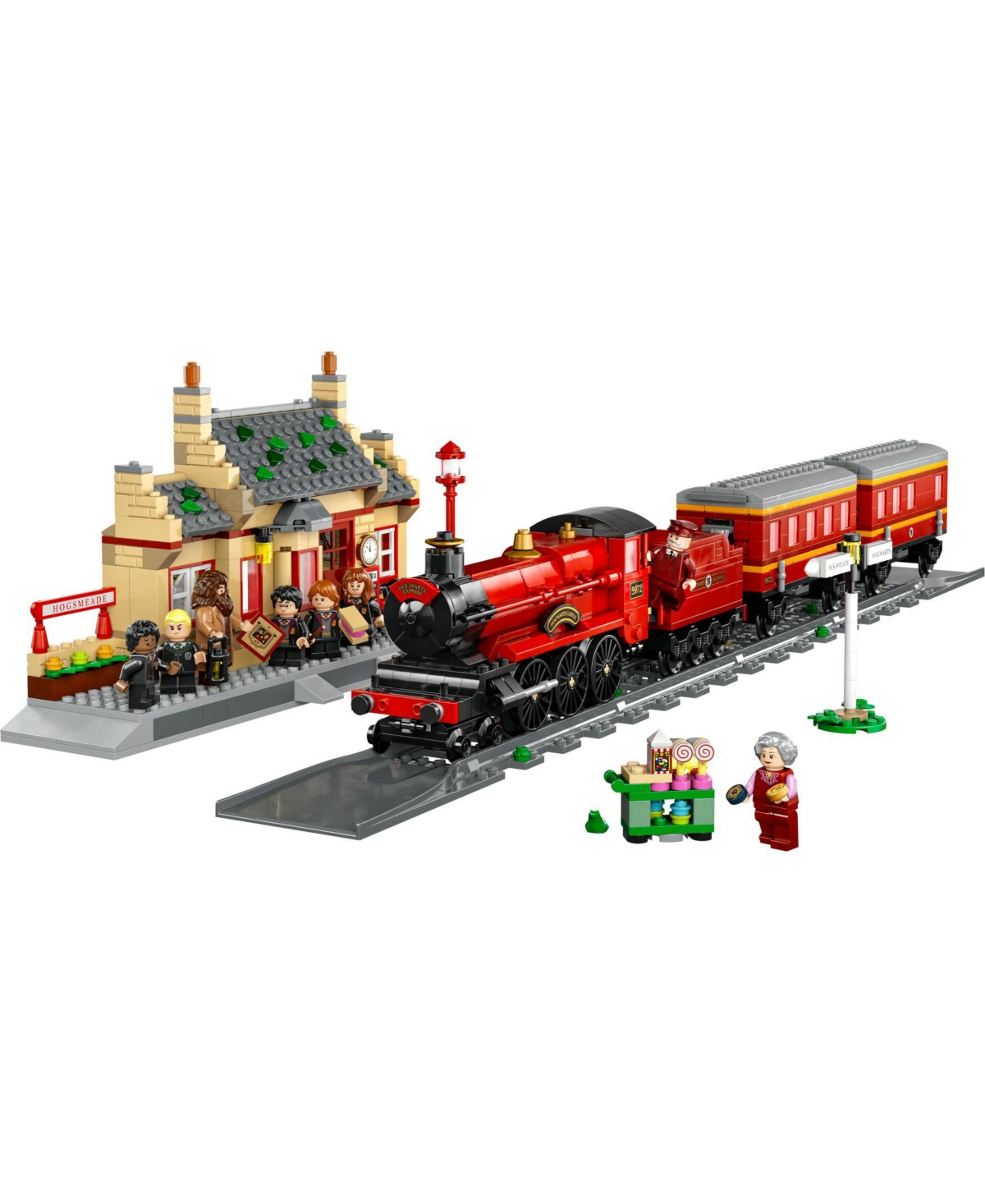 Shop Lego Harry Potter 76423 Hogwarts Express Hogsmeade Station Toy Building Set In Multicolor
