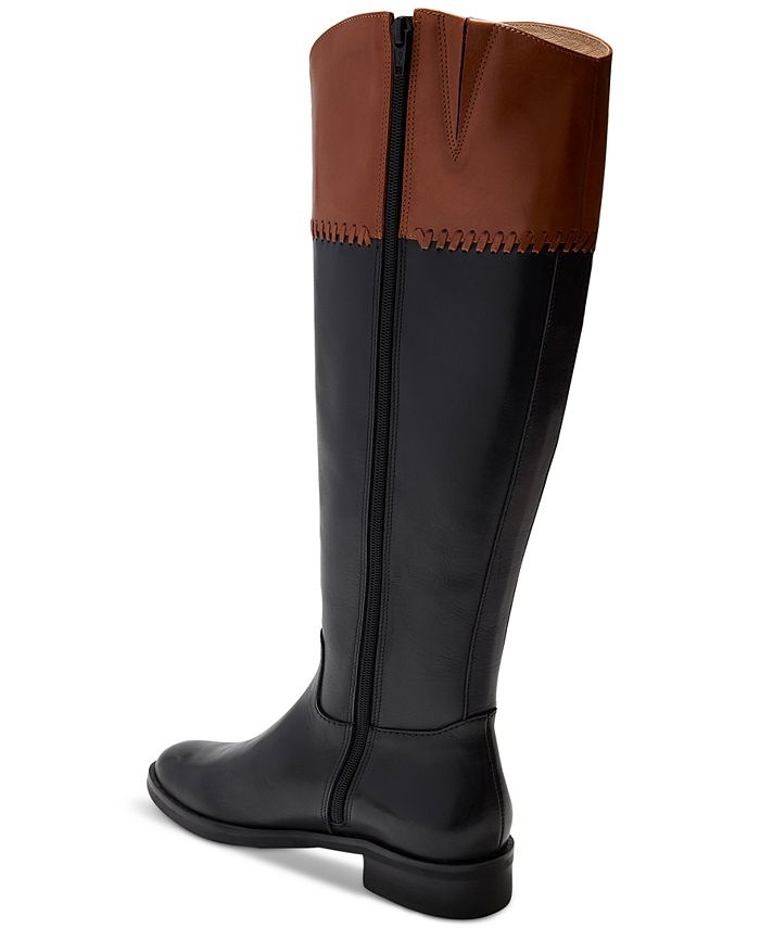 Jack Rogers Adaline – Stivali Da Equitazione In Pelle Per Donna, Con Dettaglio A Punto Frusta Sul Polsino - 2
