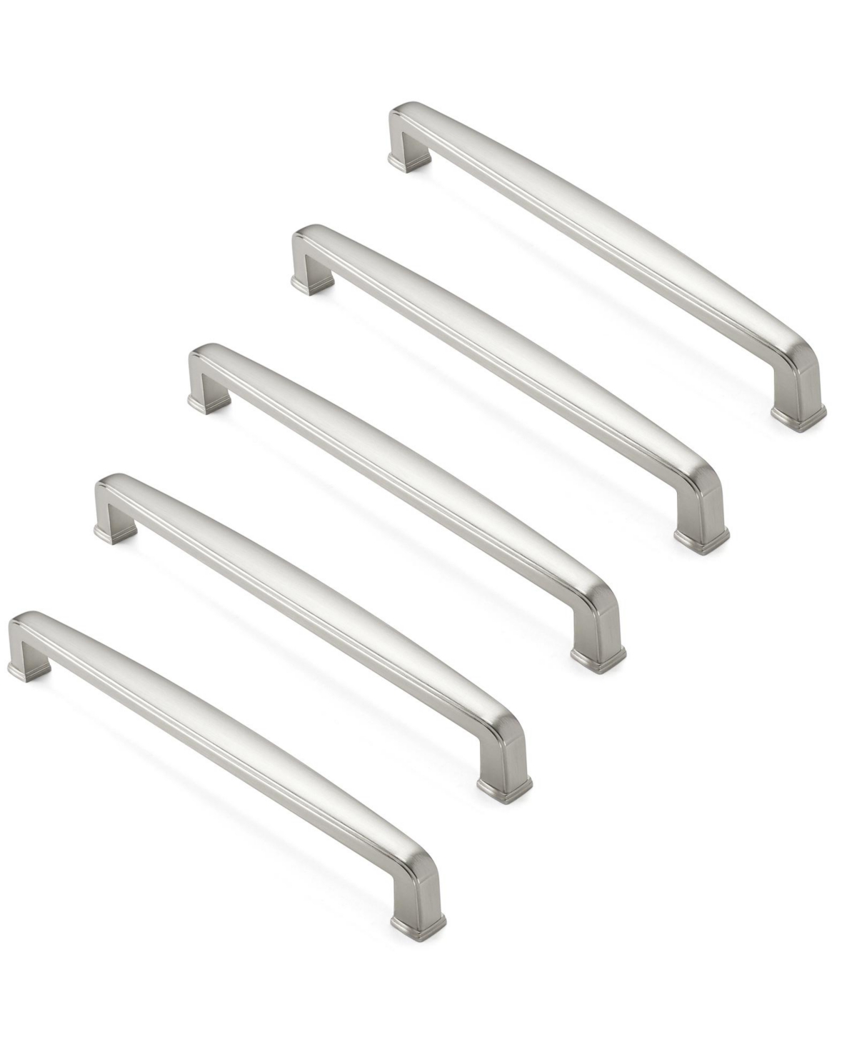 Cauldham 5 Pack Solid Kitchen Cabinet Handles (7-1/2