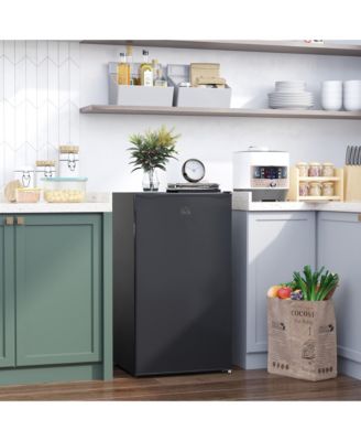 3.2 Cu.Ft Compact Refrigerator with Adjustable Thermostat,