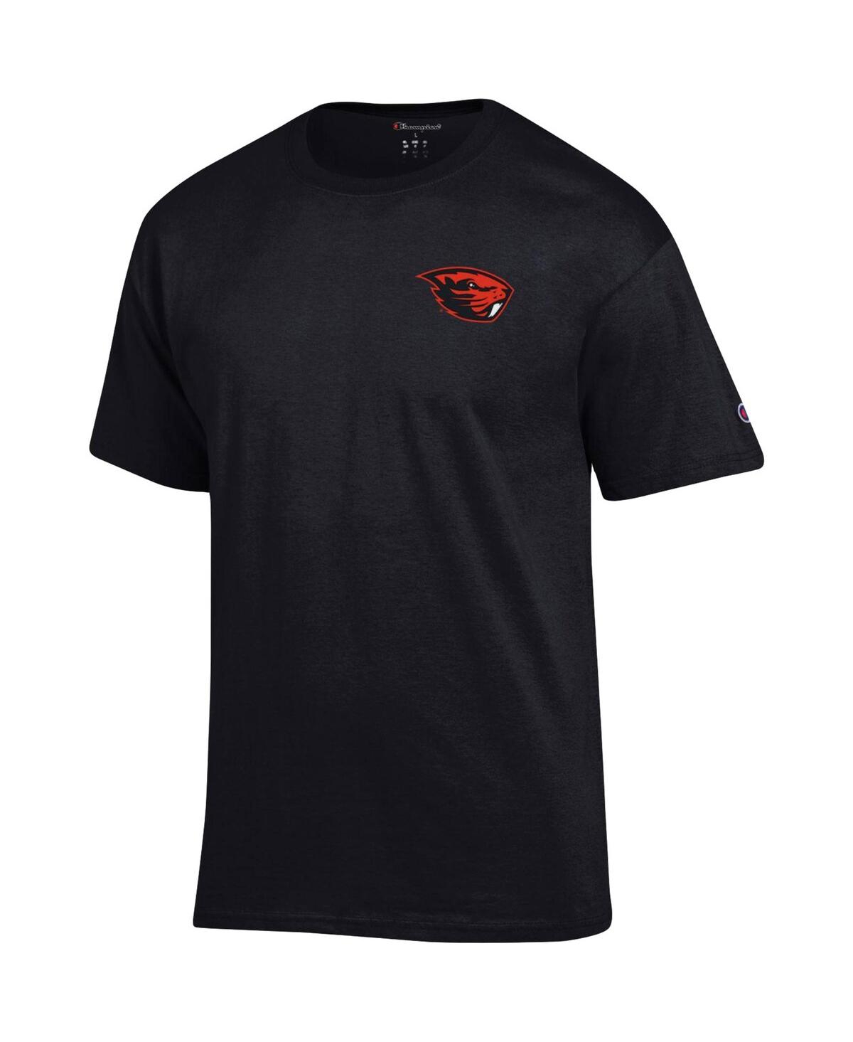 Men's ChampionOregon State Beavers Stack 2-Hit T-shirt - Black