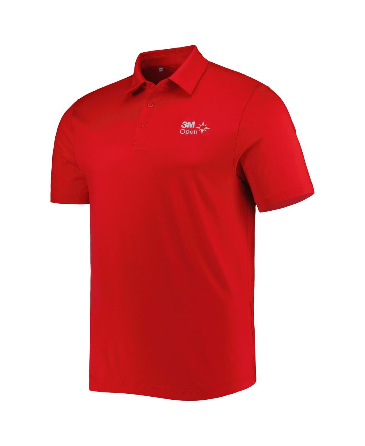 Shop Under Armour Men's  Red 3m Open T2 Green Polo Shirt