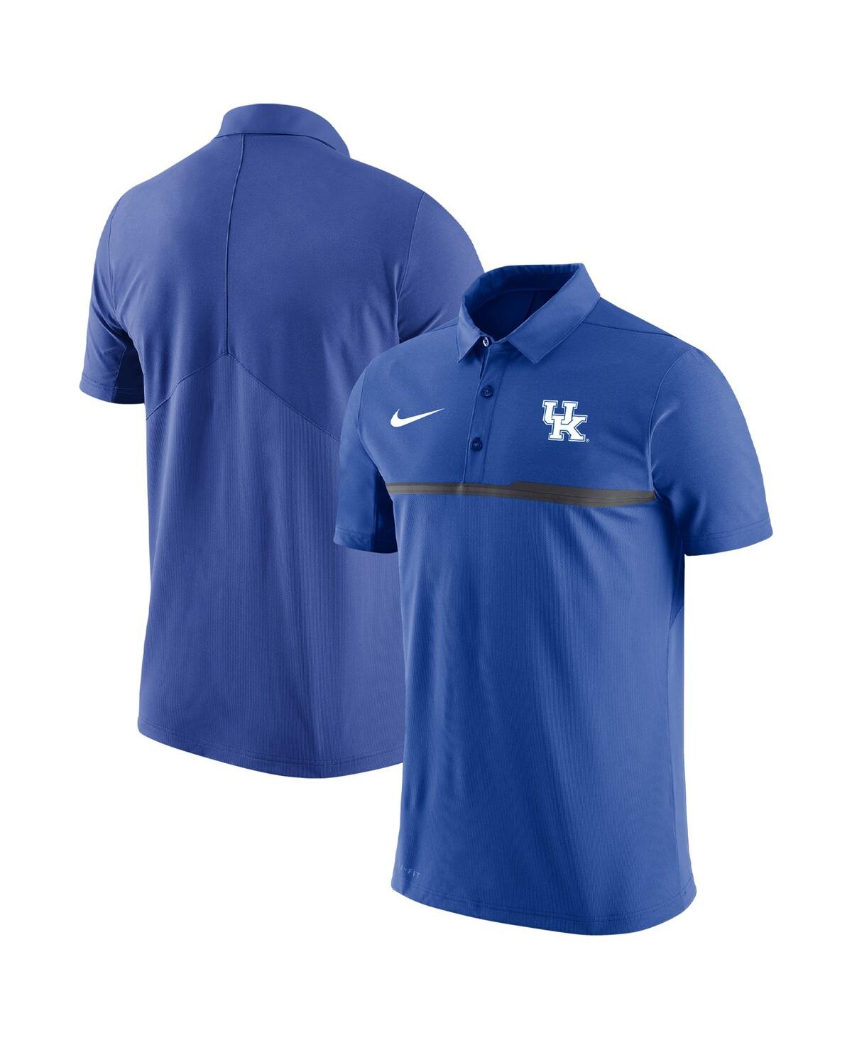 Shop Nike Men's  Royal Kentucky Wildcats 2023 Coaches Performance Polo Shirt