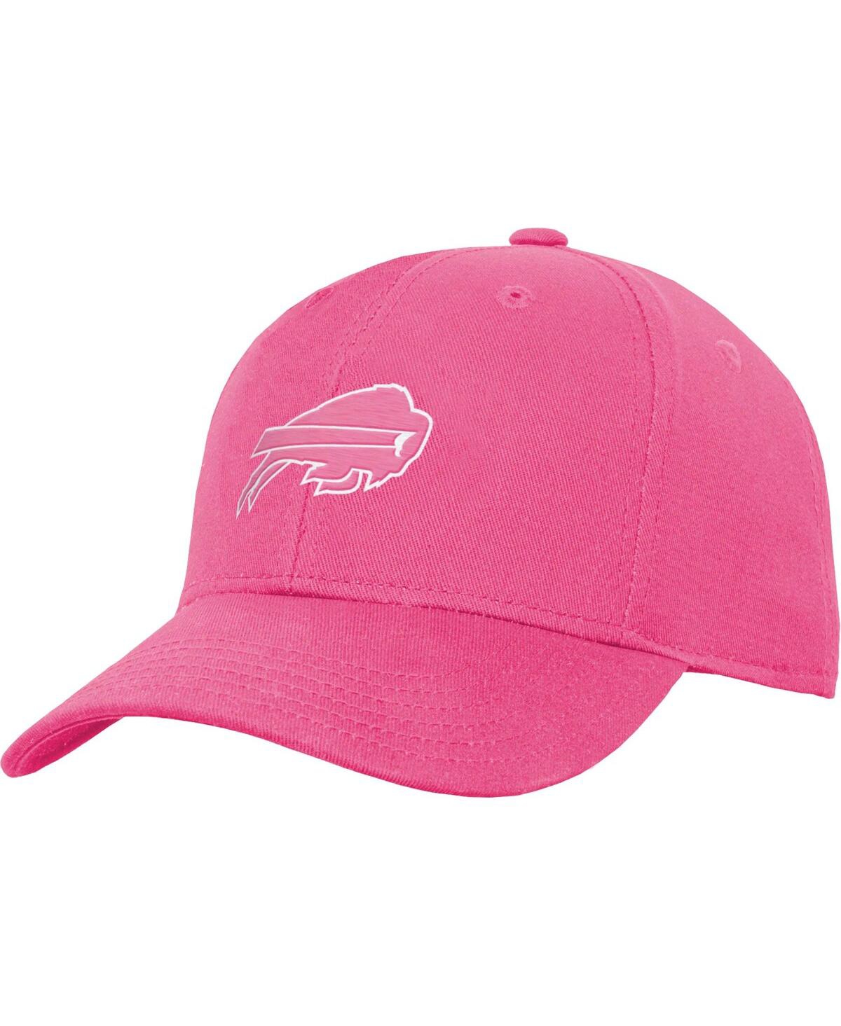 Outerstuff Kids' Big Girls Pink Buffalo Bills Adjustable Hat