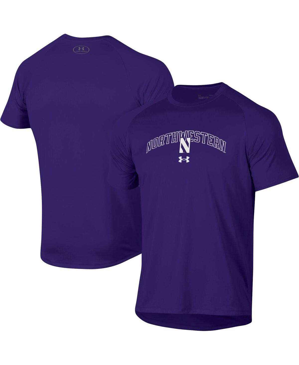 Under Armour Men's  Purple Northwestern Wildcats 2023 Sideline Performance Raglan T-shirt