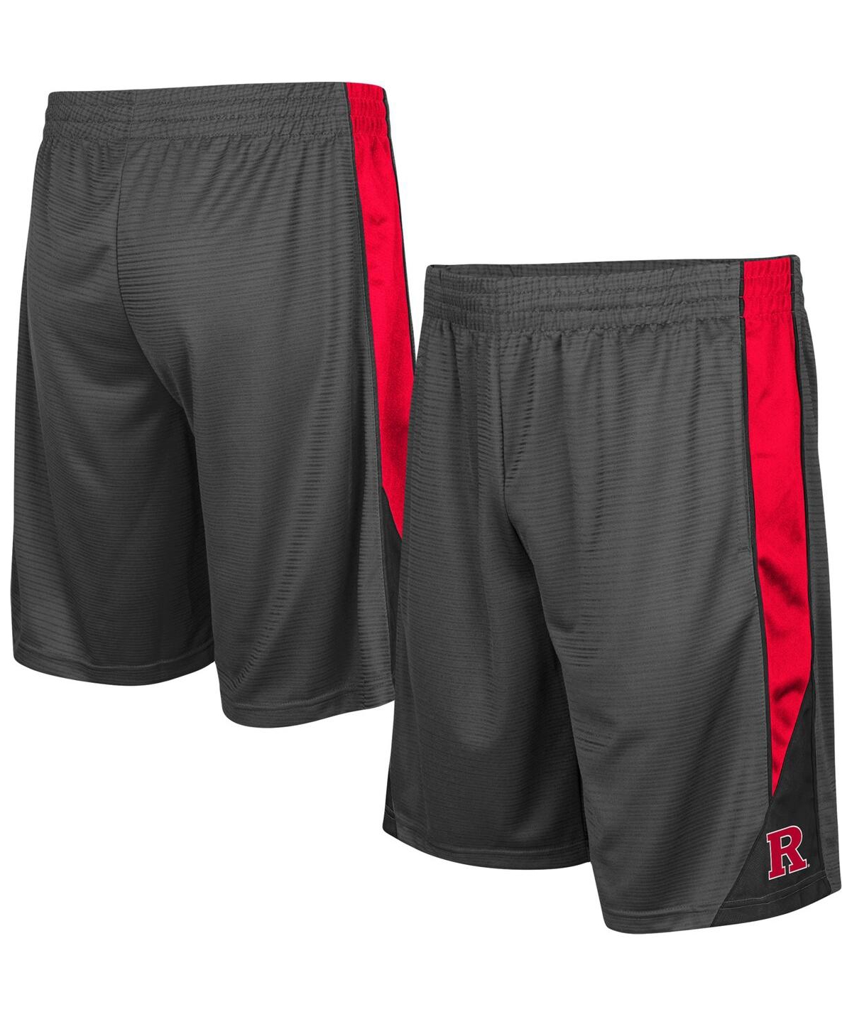 Colosseum Charcoal Rutgers Scarlet Knights Turnover Shorts In Charcoal