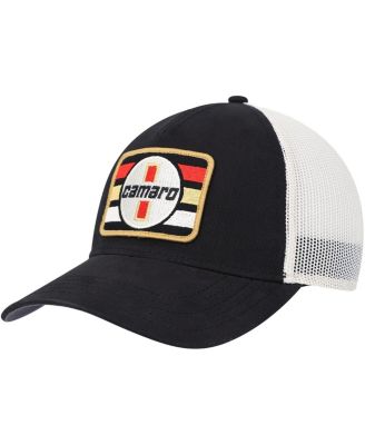Men's Black Camaro Twill Valin Patch Snapback Hat