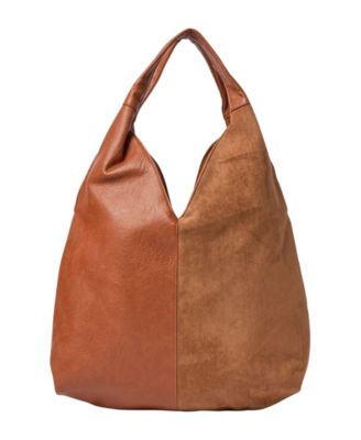Lenora Faux Leather Hobo Bag
