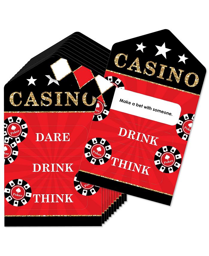 Big Dot Of Happiness Las Vegas - Casino Gift Favor Bags - Party