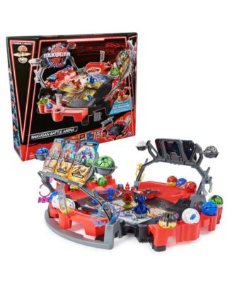 Bakugan Ultimate Battle Arena Playset with Special Attack Dragonoid,  Octogan, Hammerhead Customizable, Spinning Action Figures and Playset, Kids  Toys