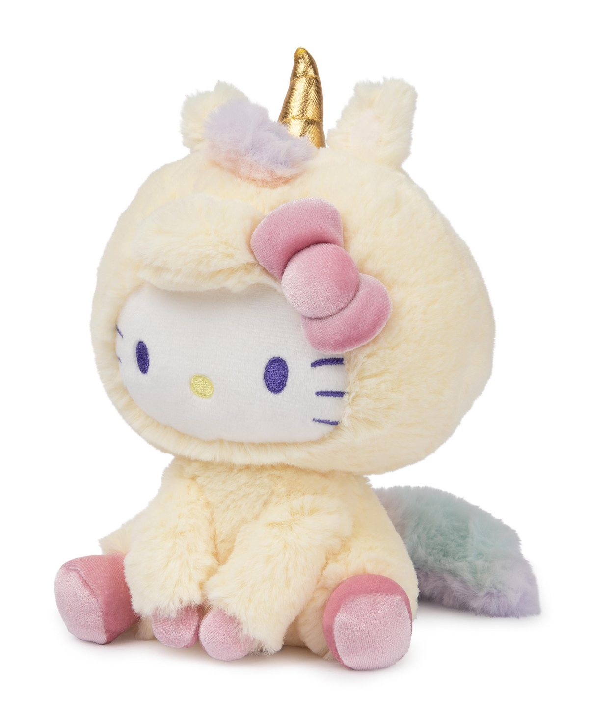 Hello Kitty Unicorn Plush Toy, Premium Stuffed Animal, - Multi-Color