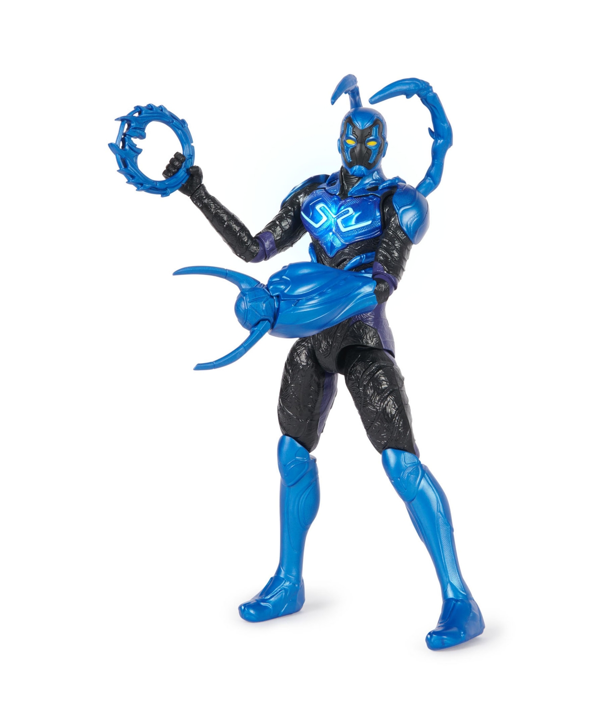 Shop Dc Comics , Battle-mode Blue Beetle Action Figure, 12 In, Lights And Sounds, 3 Accessories, Poseable Movie Col In Multi-color