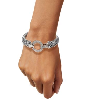 Macy's Diamond Circle Mesh Bangle Bracelet (5/8 Ct. T.w.) - Macy's