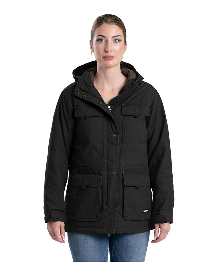 Berne Women's Softstone Washed Duck Utility Coat - Macy's