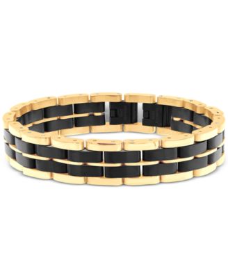 Blackjack - Men's Watch Link Bracelet in Blue & Black Ion-Plated Stainless Steel