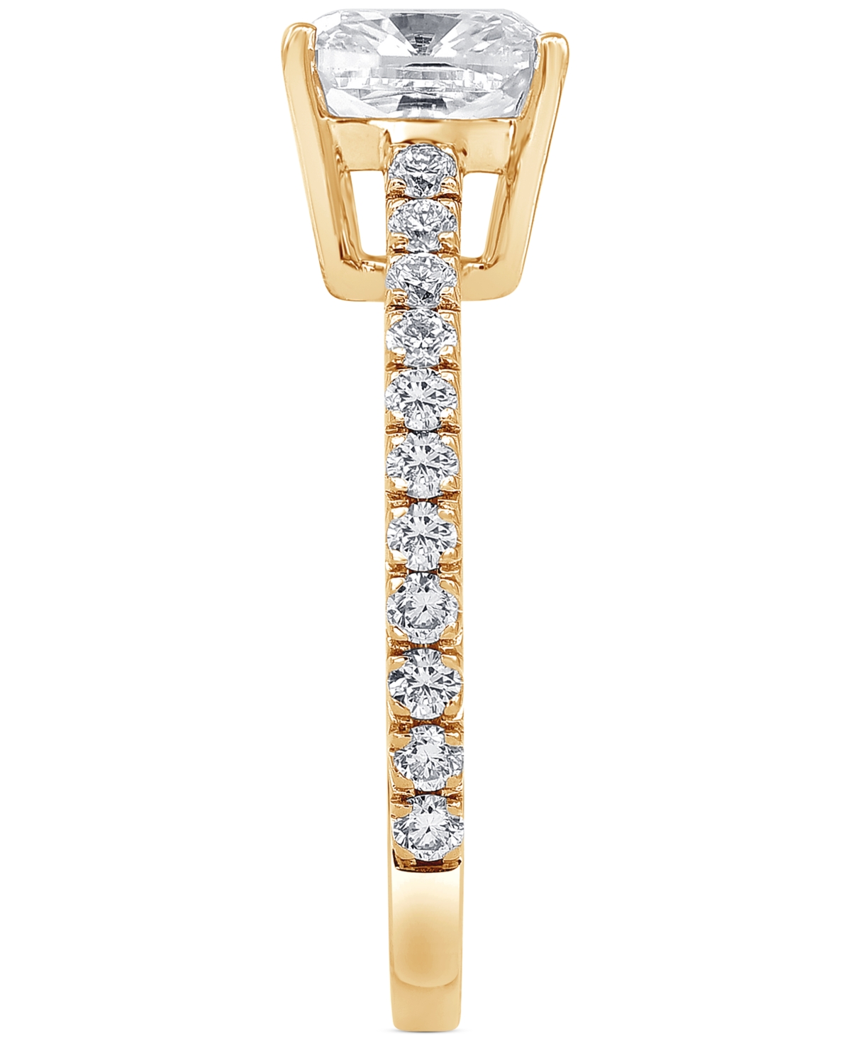 Badgley Mischka Certified Lab Grown Diamond Engagement Ring (2-1/2 ct. t.w.) in 14k Gold