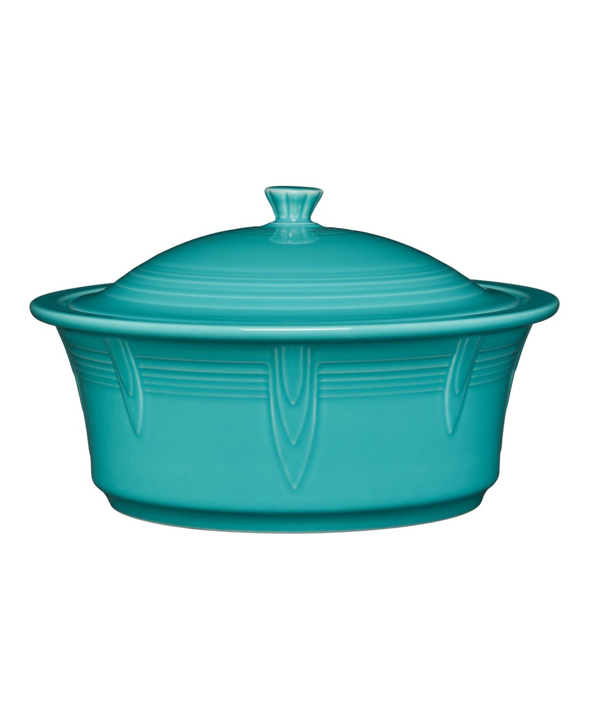 Fiesta Large Covered Casserole 90 Oz. In Turquoise