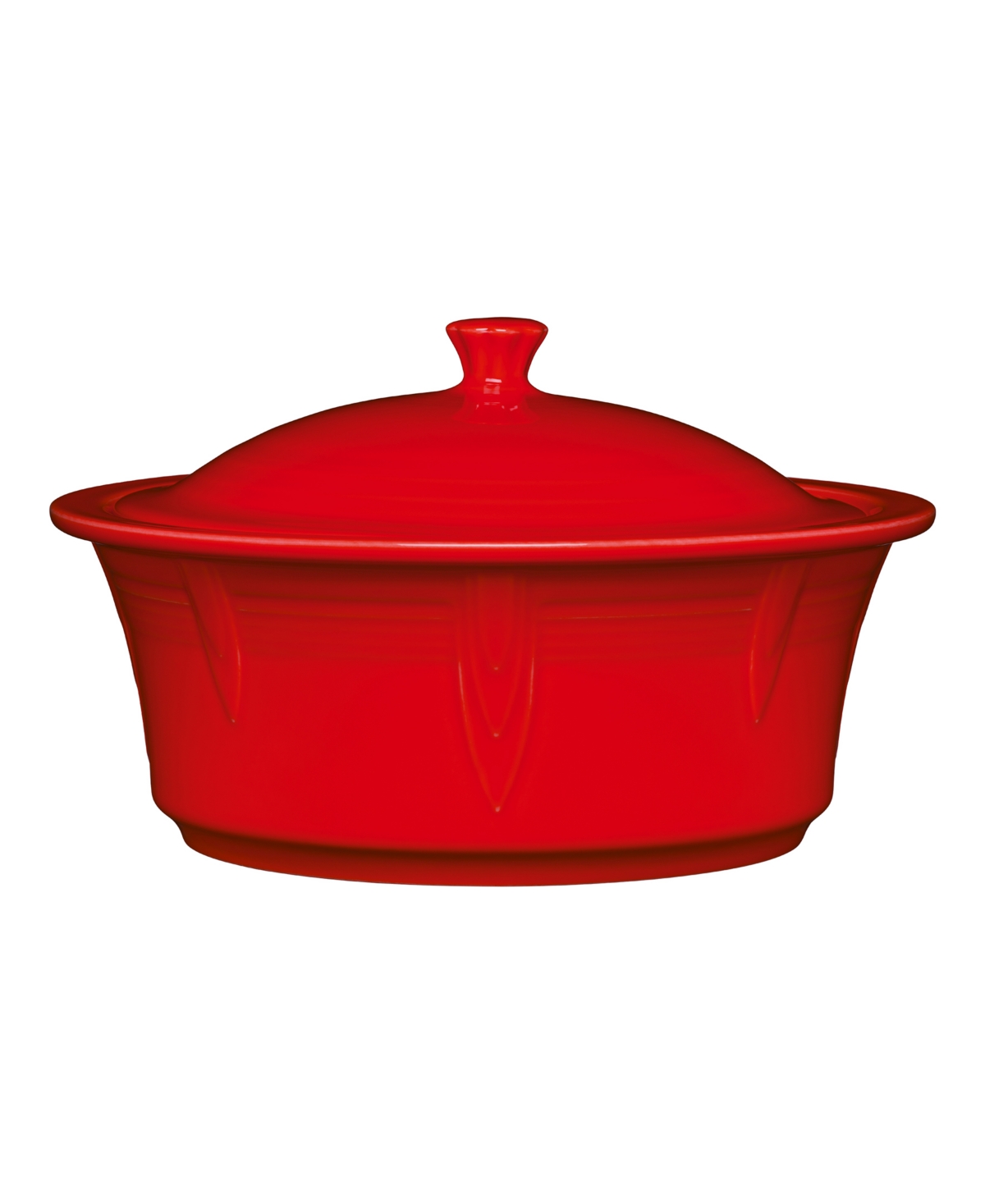 Fiesta Large Covered Casserole 90 Oz. In Scarlet