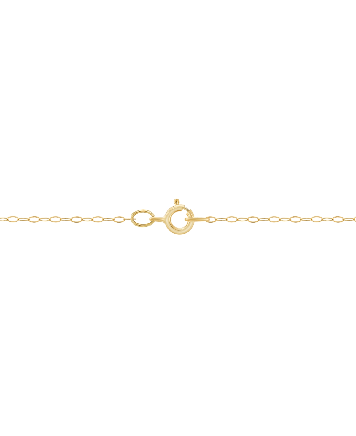 Italian Gold Polished Cornicello Horn 18